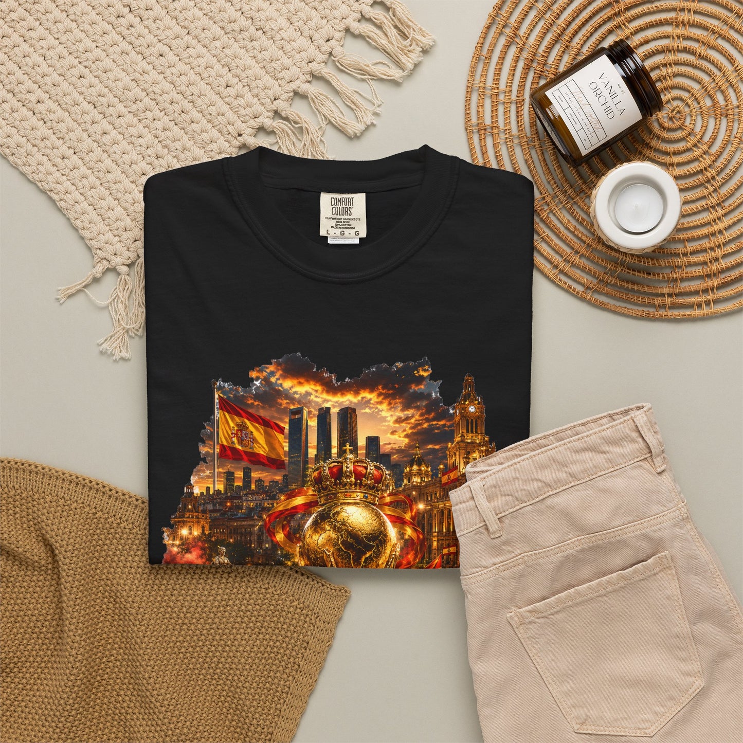 Spain Football World Cup 2026 'Triunfo de Cibeles' Ultimate Fan Celebration | Premium Graphic Tee
