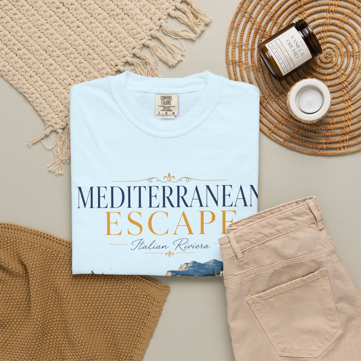 Mediterranean Escape – Italian Riviera | Premium Summer Tee
