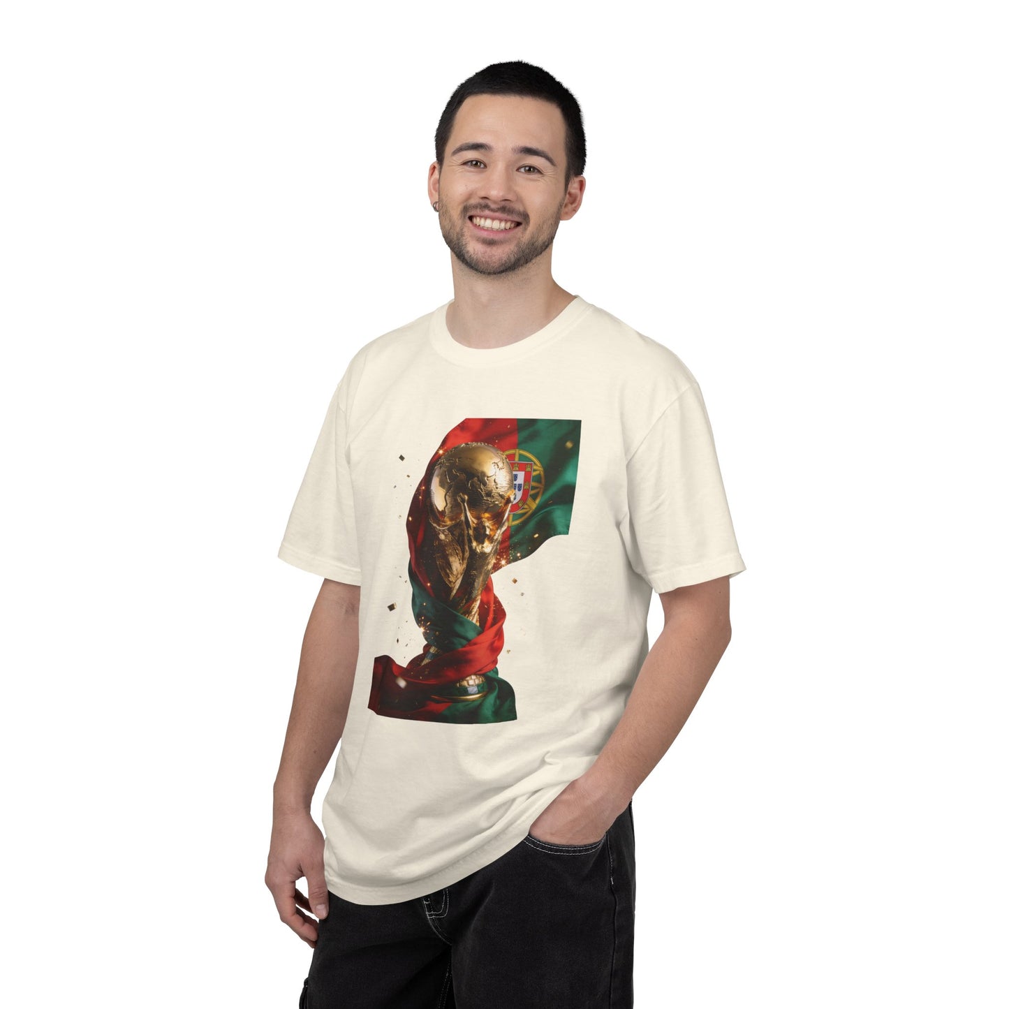 Portugal Football 'Taça de Glória' Wrapped Trophy Emblem | Premium Graphic Tee