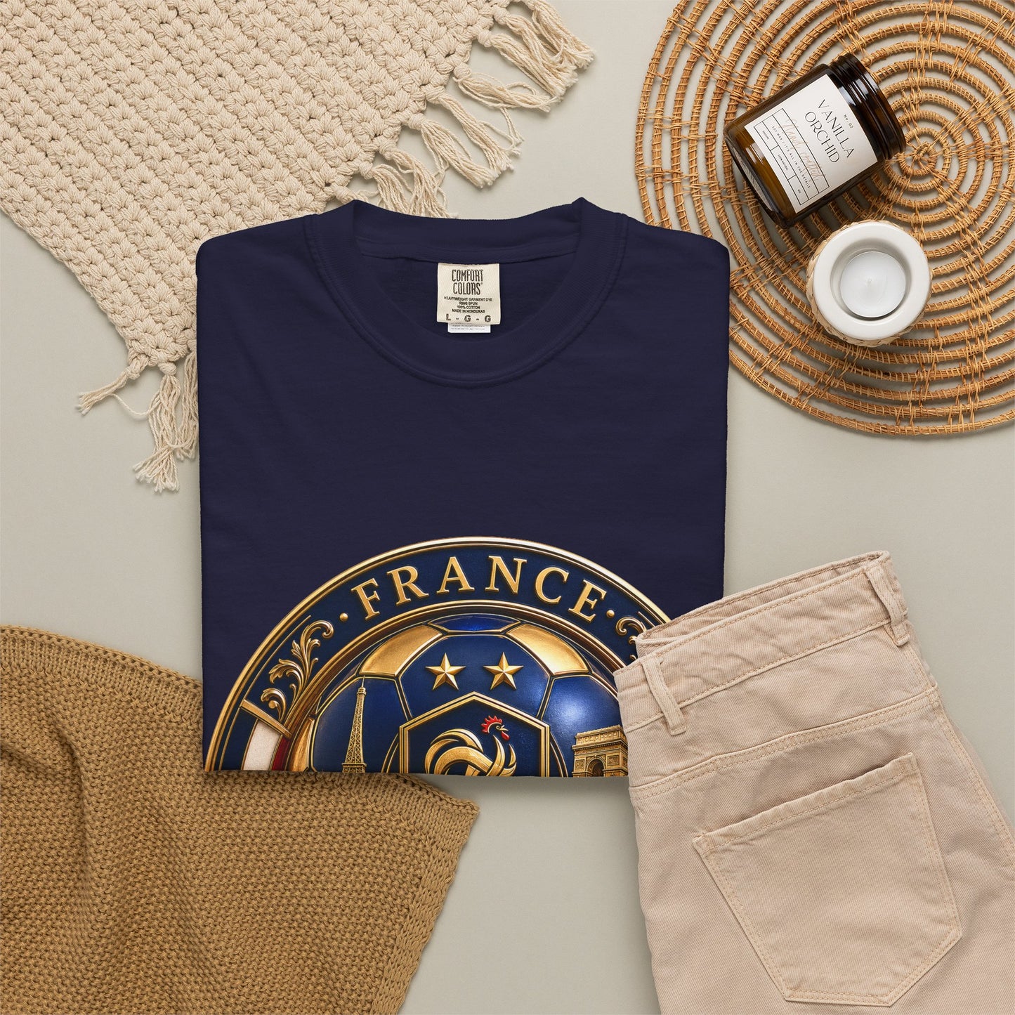 France Football World Cup 2026 Sovereign Shield Medallion | Premium Graphic Tee