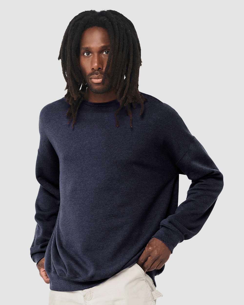 Unisex Sponge Fleece Drop Shoulder Crewneck Sweatshirt