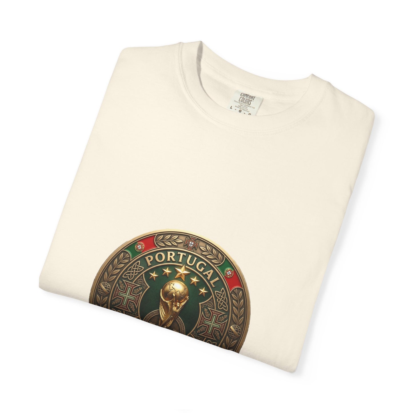 Portugal Football World Cup 2026 'Medalha de Honra' Round Medallion | Premium Graphic Tee
