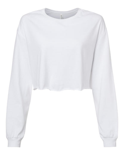 BELLA + CANVAS 6501 FWD Fashion Women Crop Long Sleeve Tee