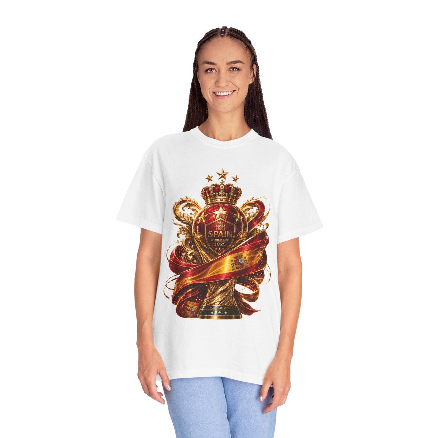 Spain Football World Cup 2026 'Crowned Glory' Imperial Trophy | Premium Graphic Tee