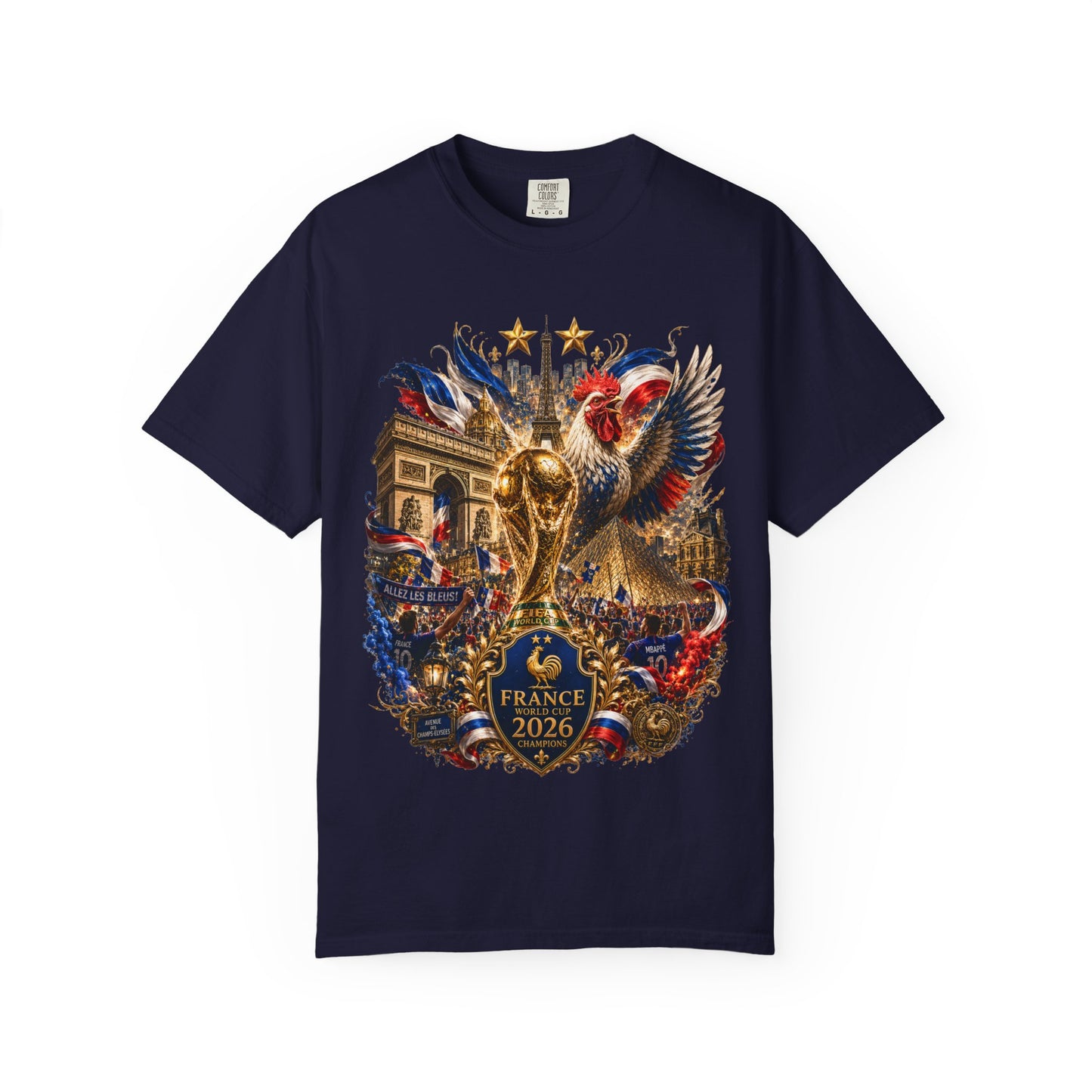 France World Cup 2026 'Allez Les Bleus' Triumphant Glory | Premium Graphic Tee