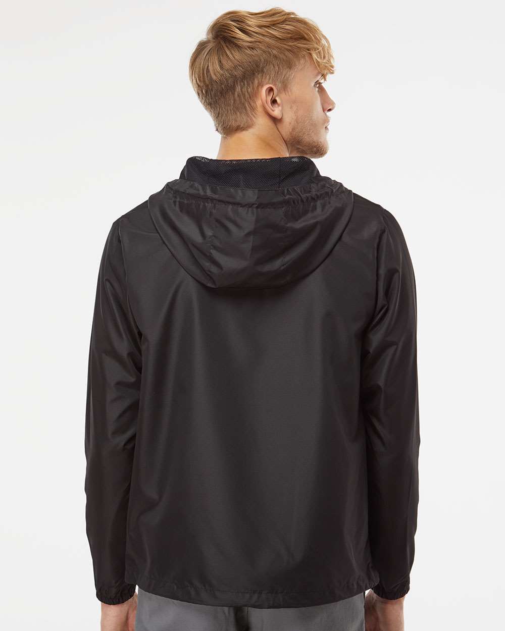 Unisex Lightweight Quarter-Zip Windbreaker Pullover Jacket