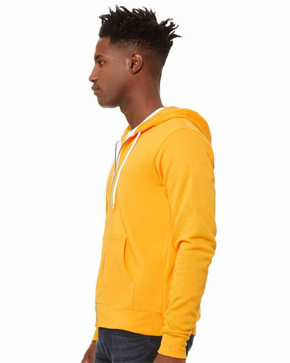 Unisex Sponge Fleece Full-Zip Hoodie Sweatshirt