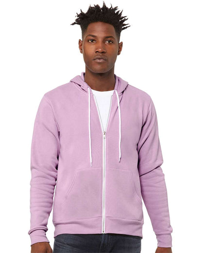 Unisex Sponge Fleece Full-Zip Hoodie Sweatshirt
