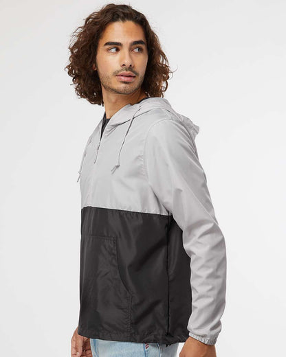 Unisex Lightweight Quarter-Zip Windbreaker Pullover Jacket