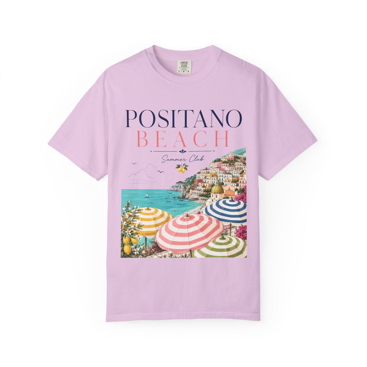 Positano Beach – Summer Club | Premium Vintage Tee