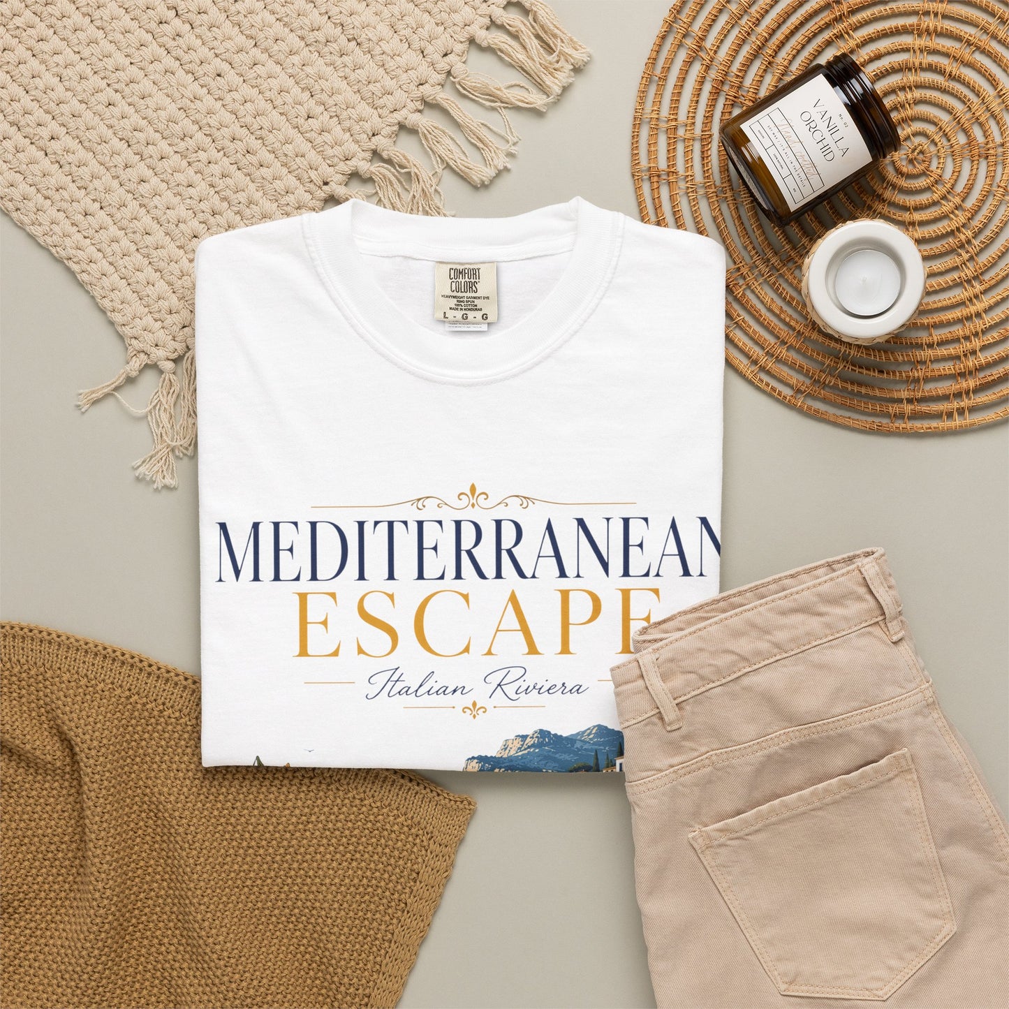 Mediterranean Escape – Italian Riviera | Premium Summer Tee