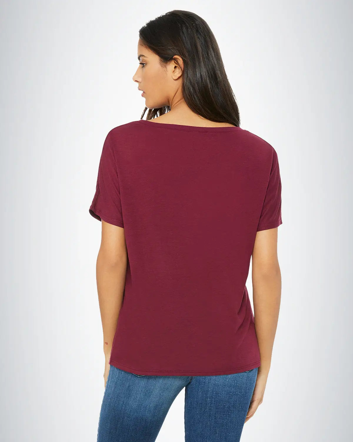 BELLA + CANVAS 8815 Women Slouchy V-Neck Tee