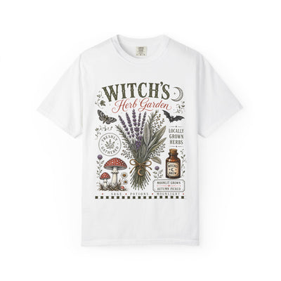 Witch's Herb Garden Botanical Cottagecore Halloween | Premium Graphic Tee