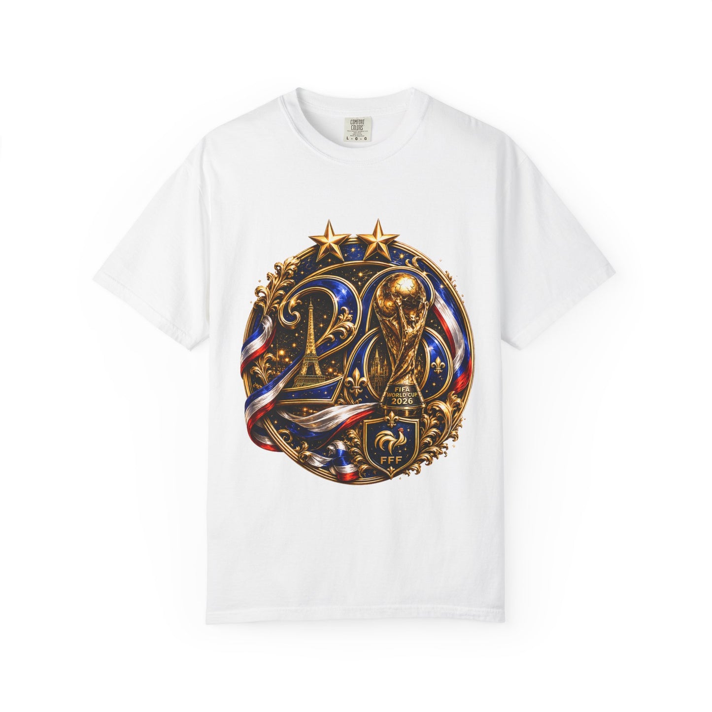 France World Cup 2026 Celestial Monogram Medallion – Imperial Glory | Premium Graphic Tee
