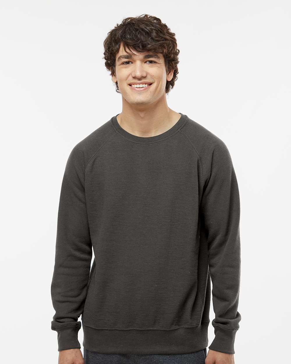 Men's Ripple Fleece Raglan Crewneck Sweatshirt