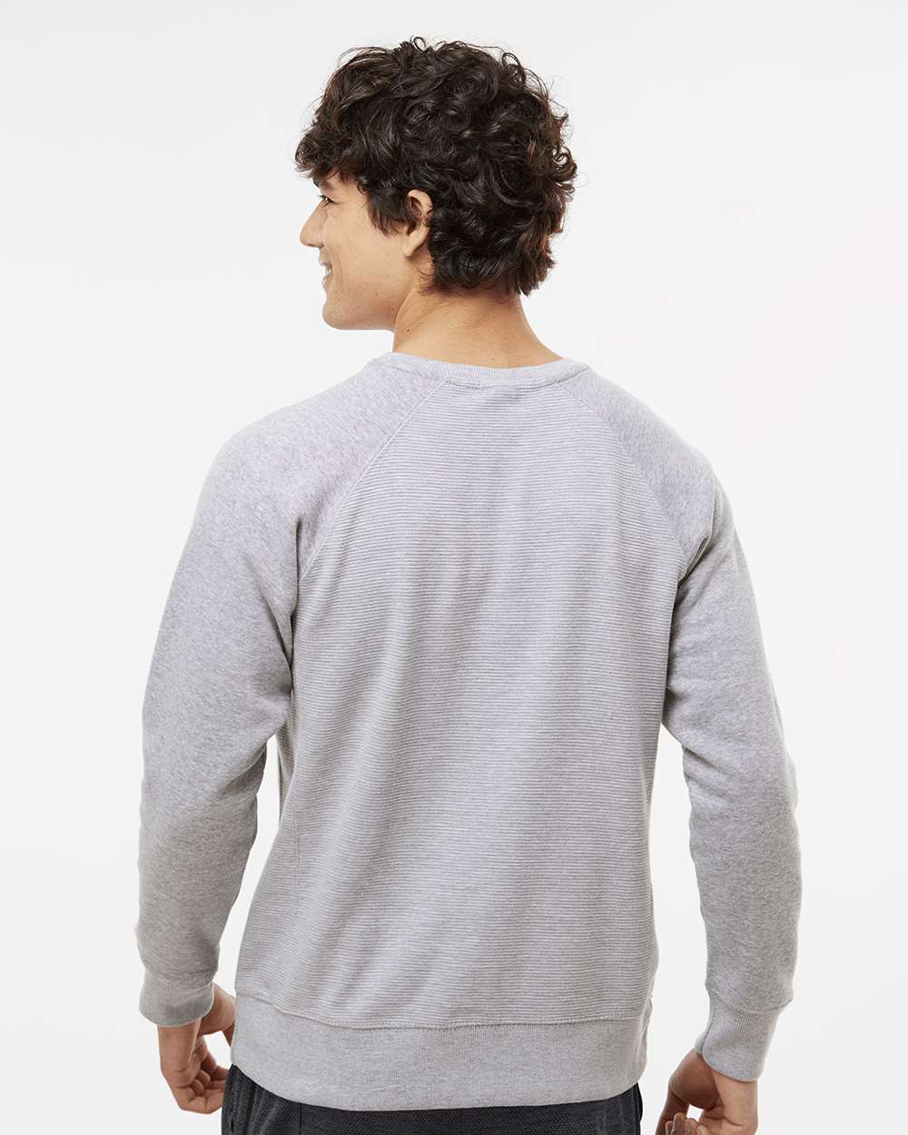 Men's Ripple Fleece Raglan Crewneck Sweatshirt