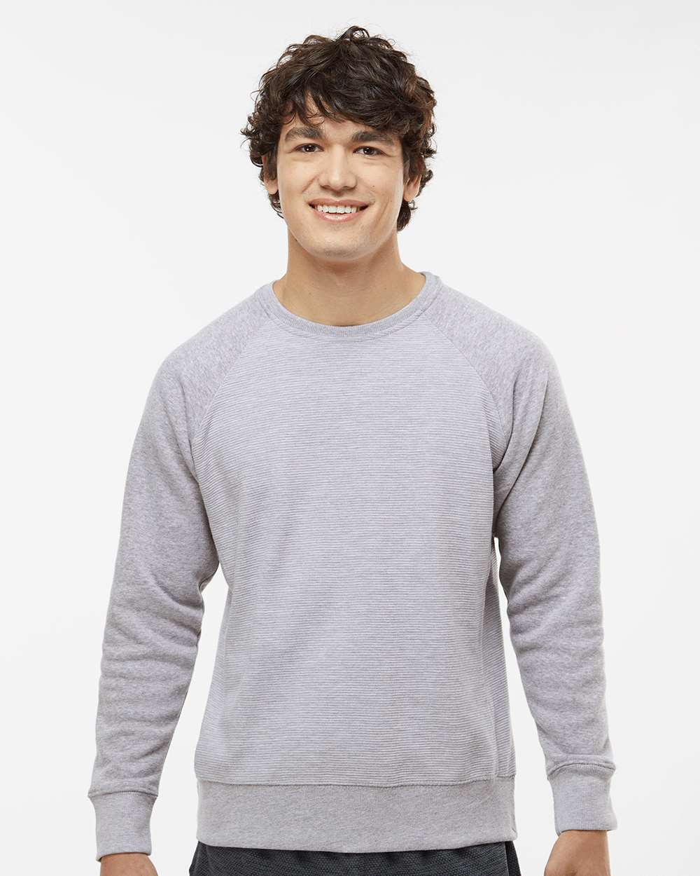 Men's Ripple Fleece Raglan Crewneck Sweatshirt