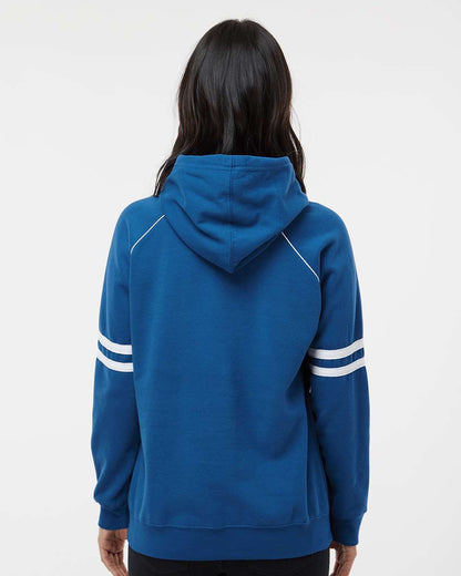 Women's Varsity Fleece Piped Hooded Sweatshirt