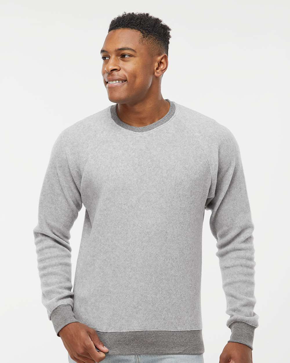 Unisex Flip Side Fleece Crewneck Sweatshirt