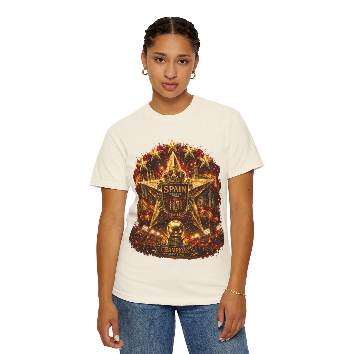 Spain Football World Cup 2026 'Estrella Sagrada' Epic Championship | Premium Graphic Tee