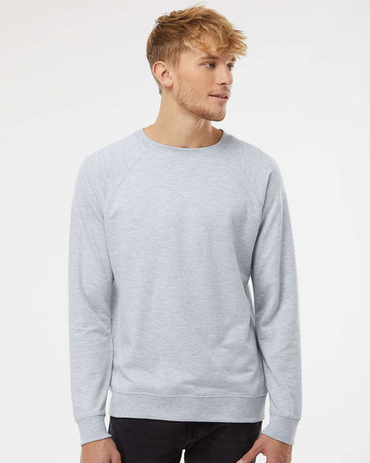 Unisex Icon Lightweight Loopback Terry Crewneck Sweatshirt
