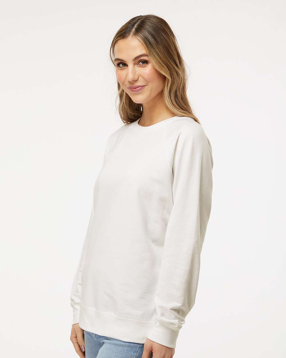 Unisex Icon Lightweight Loopback Terry Crewneck Sweatshirt