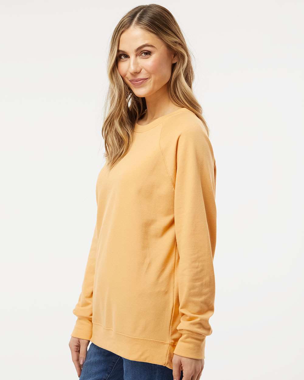 Unisex Icon Lightweight Loopback Terry Crewneck Sweatshirt