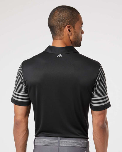 Men's Striped Sleeve Polo