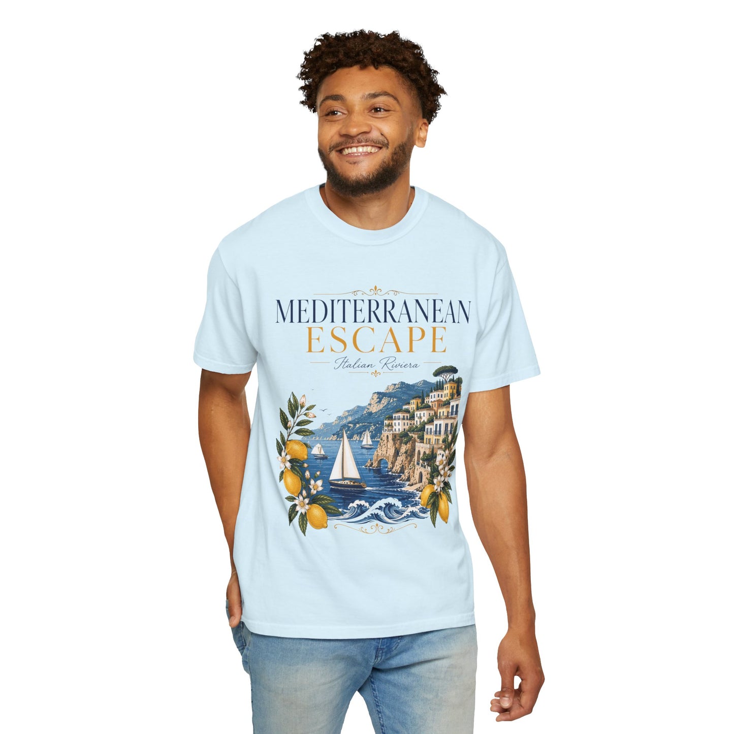 Mediterranean Escape – Italian Riviera | Premium Summer Tee