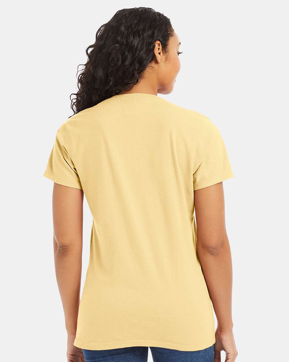 Women's Garment-Dyed V-Neck T-Shirt
