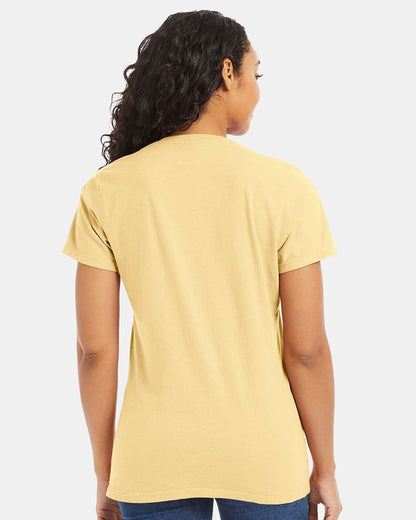 Women's Garment-Dyed V-Neck T-Shirt