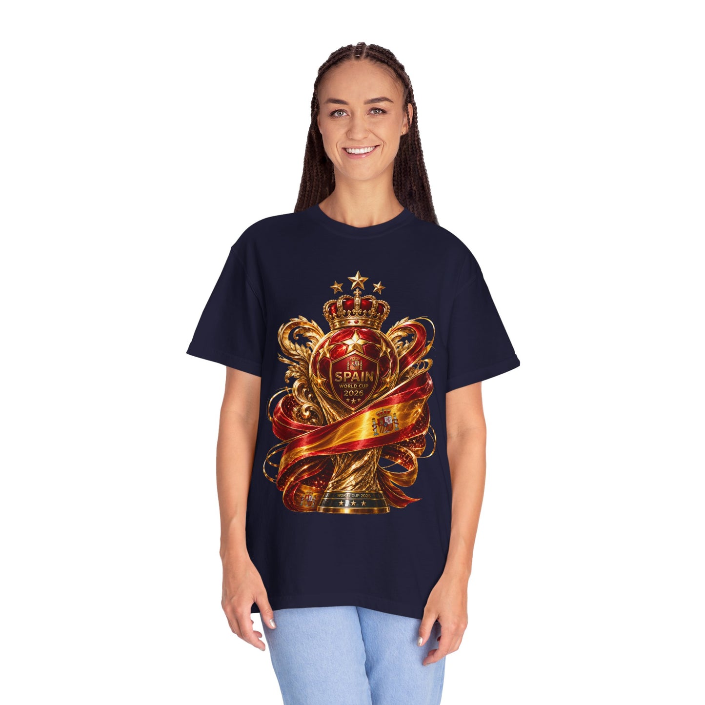 Spain Football World Cup 2026 'Crowned Glory' Imperial Trophy | Premium Graphic Tee