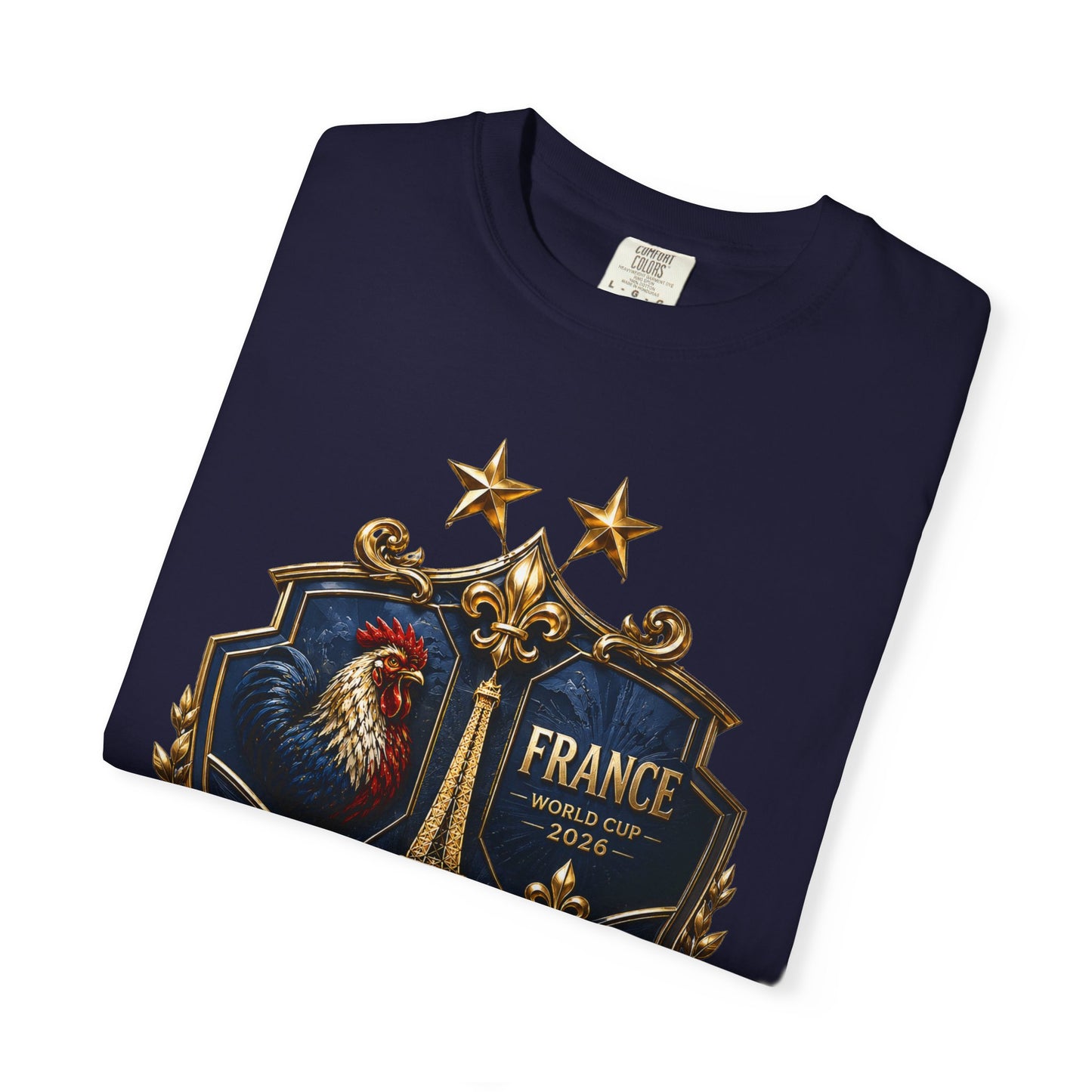 France Football World Cup 2026 'Liberté, Égalité, Fraternité' Crest | Premium Graphic Tee