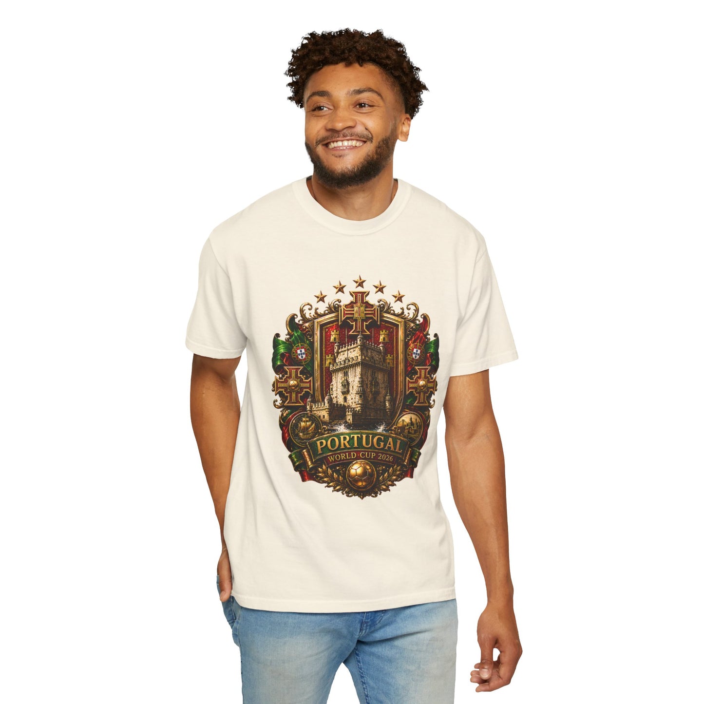 Portugal Football World Cup 2026 'Cidadela de Glória' Imperial Crest | Premium Graphic Tee