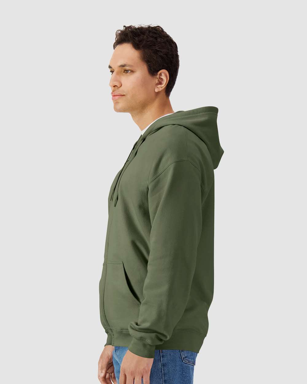 Unisex SoftstyleÂ® Full-Zip Hooded Sweatshirt