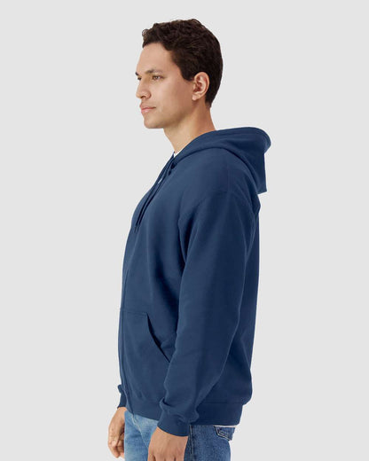 Unisex SoftstyleÂ® Full-Zip Hooded Sweatshirt