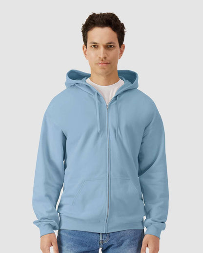 Unisex SoftstyleÂ® Full-Zip Hooded Sweatshirt