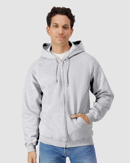 Unisex SoftstyleÂ® Full-Zip Hooded Sweatshirt
