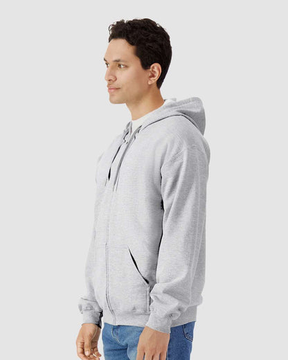 Unisex SoftstyleÂ® Full-Zip Hooded Sweatshirt