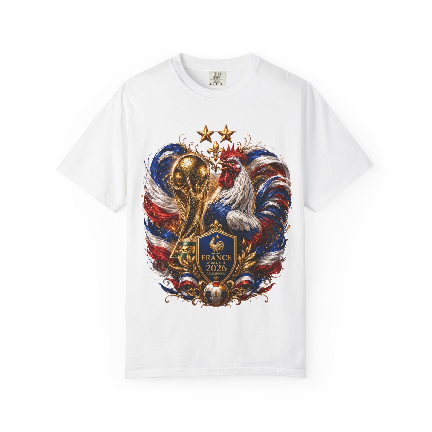 France World Cup 2026 Imperial Rooster Crest – Golden Glory | Premium Graphic Tee