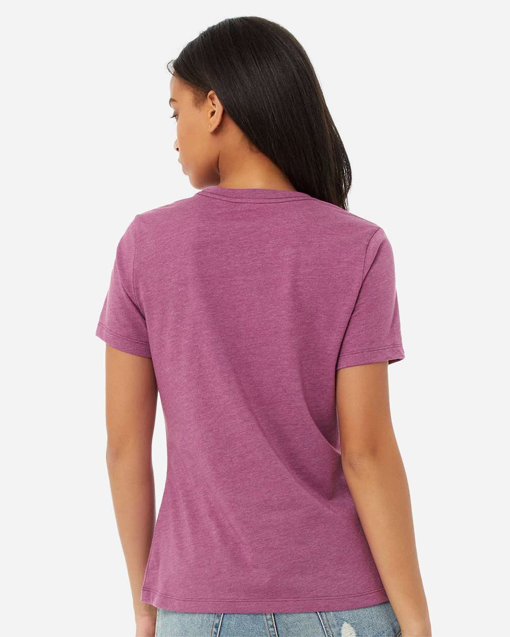 WomenÂ’s Relaxed Fit Heather CVC Tee