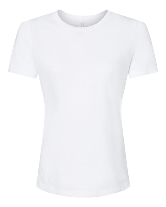 Bella Canvas Womens Triblend Crew Tee T Shirt, White, Small US