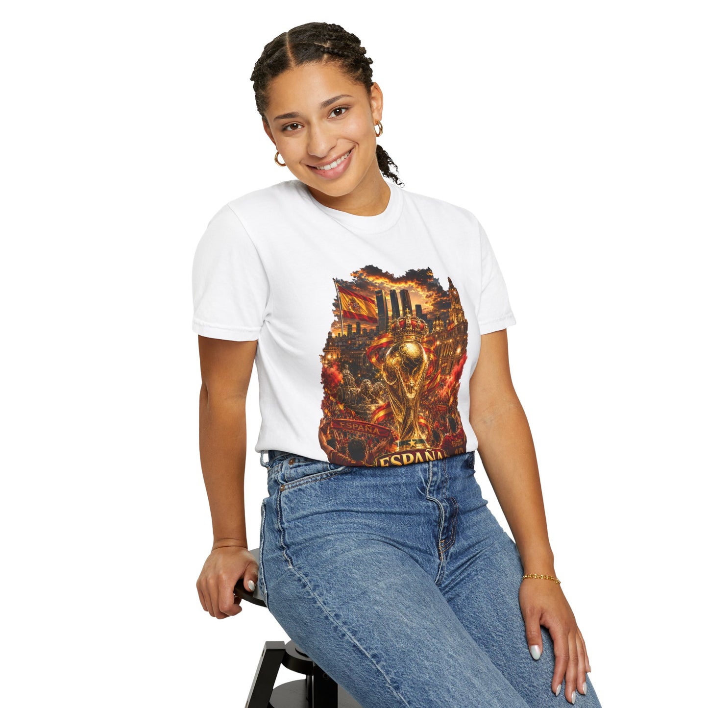 Spain Football World Cup 2026 'Triunfo de Cibeles' Ultimate Fan Celebration | Premium Graphic Tee