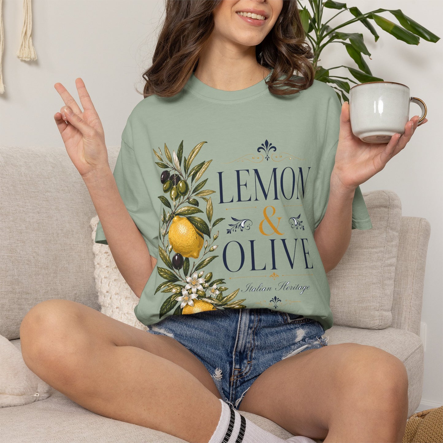 Lemon & Olive – Italian Heritage | Premium Graphic Tee