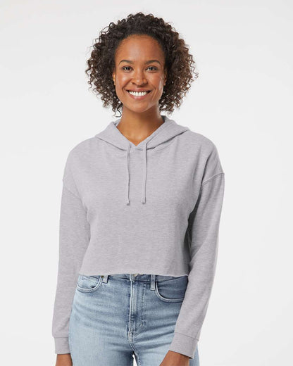 WomenÂ’s Lightweight Crop Hooded Sweatshirt