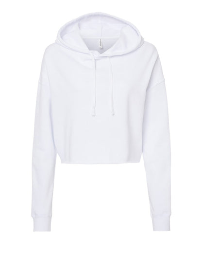 Independent Trading Co. AFX64CRP Women Lightweight Crop Hooded Sweatshirt