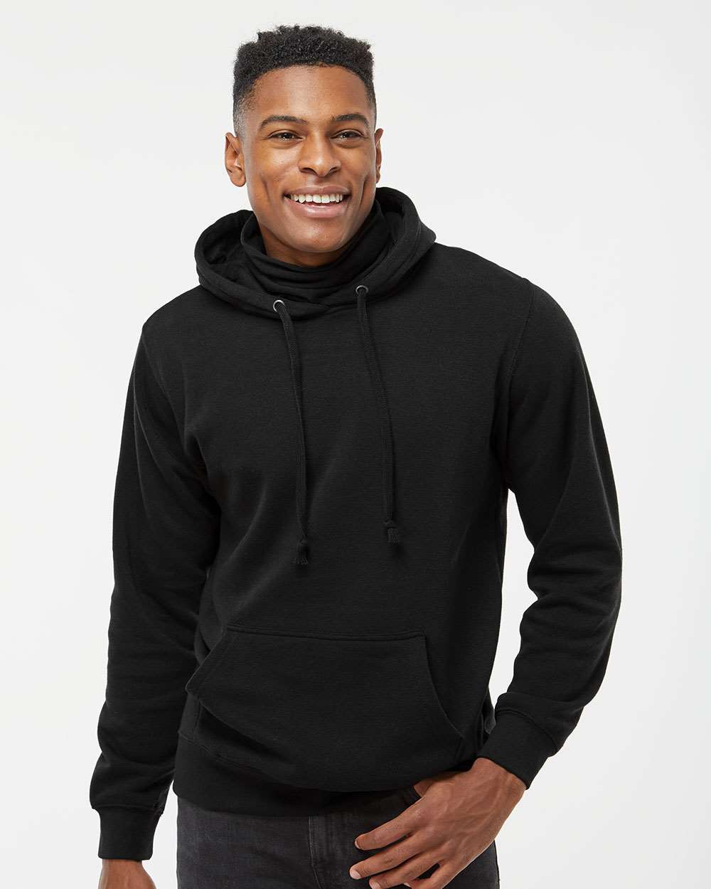 Men's Gaiter Fleece Hooded Sweatshirt