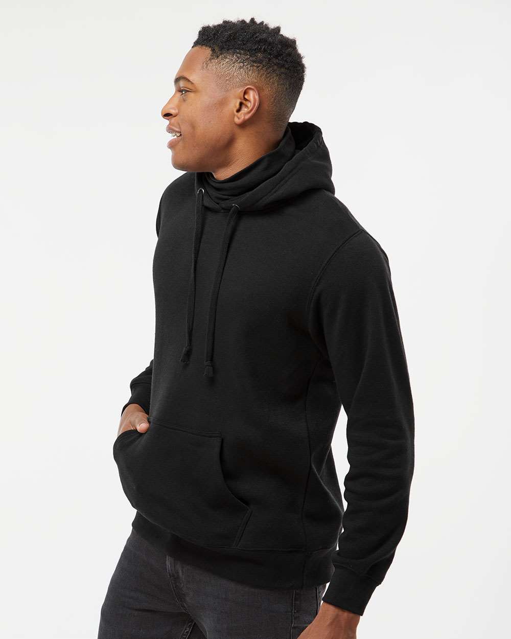 Men's Gaiter Fleece Hooded Sweatshirt