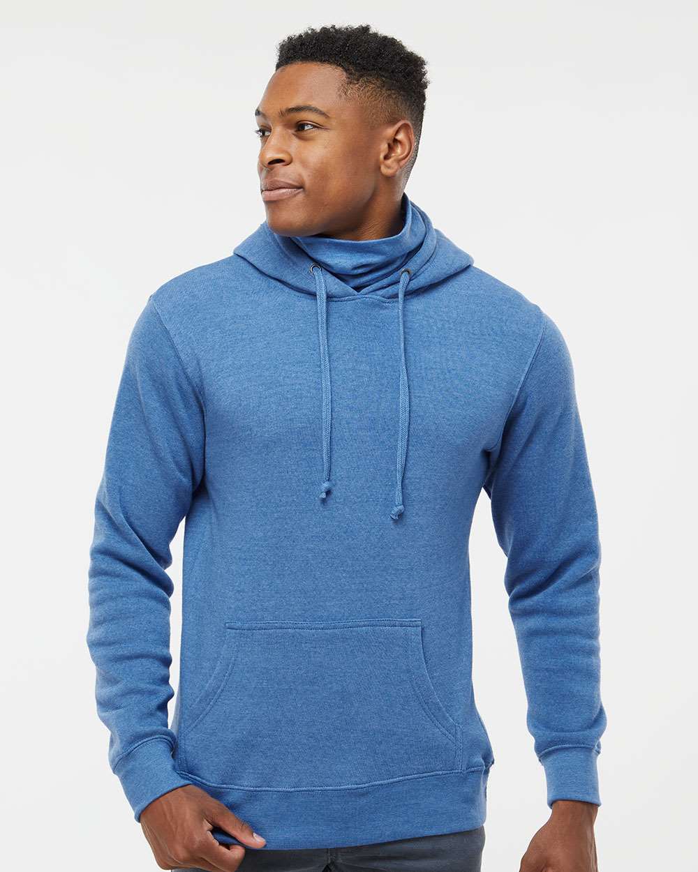 Men's Gaiter Fleece Hooded Sweatshirt