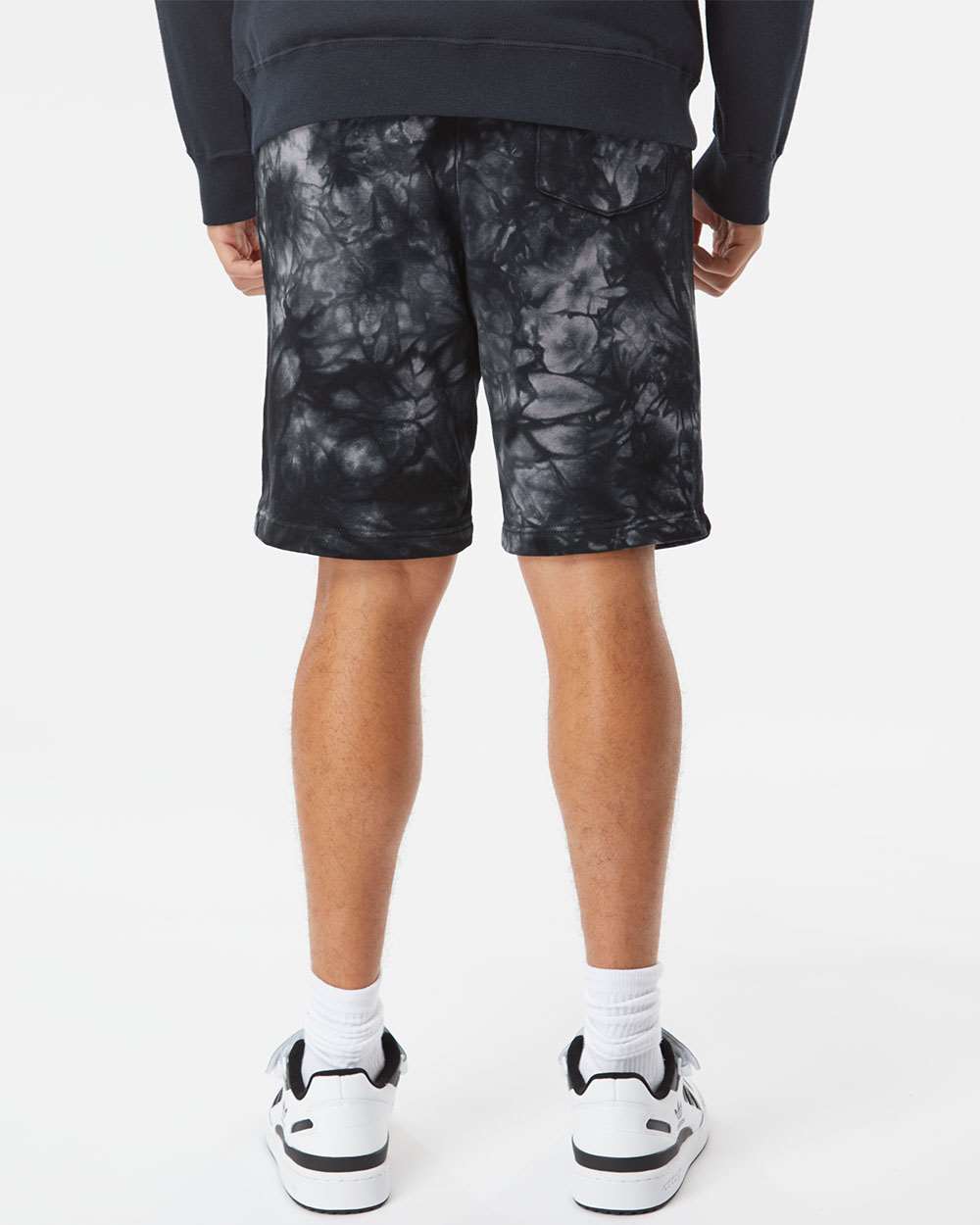 Unisex Tie-Dyed Fleece Shorts
